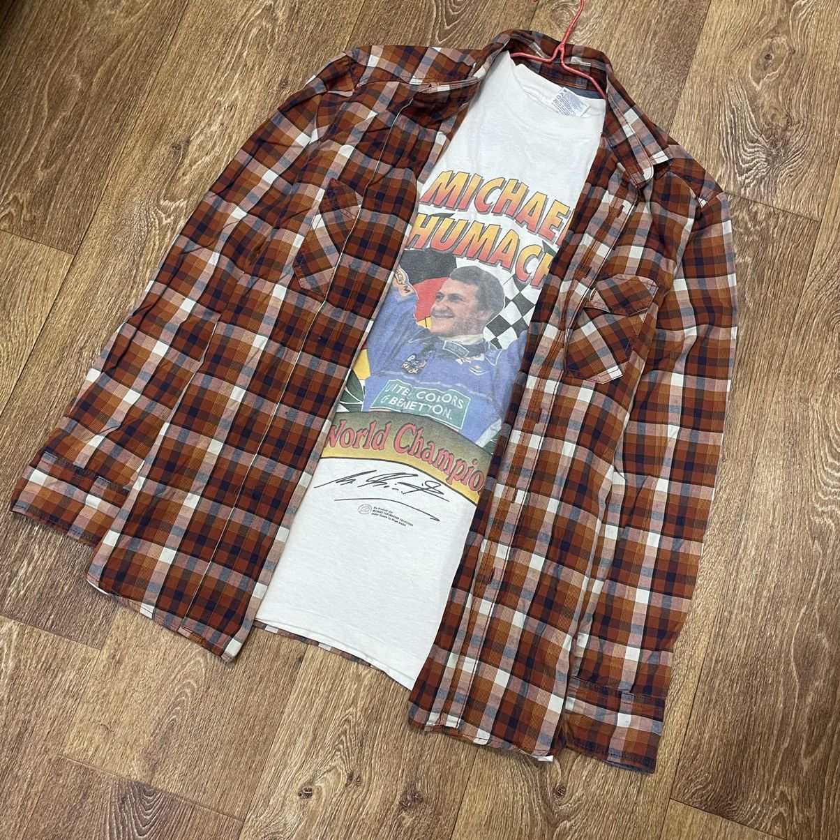 Vintage Vintage 90s Graphic Chore Shirt Oversized Grunge Workwear XL Size US XL / EU 56 / 4 - 2 Thumbnail