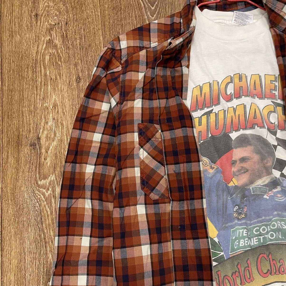 Vintage Vintage 90s Graphic Chore Shirt Oversized Grunge Workwear XL Size US XL / EU 56 / 4 - 6 Thumbnail