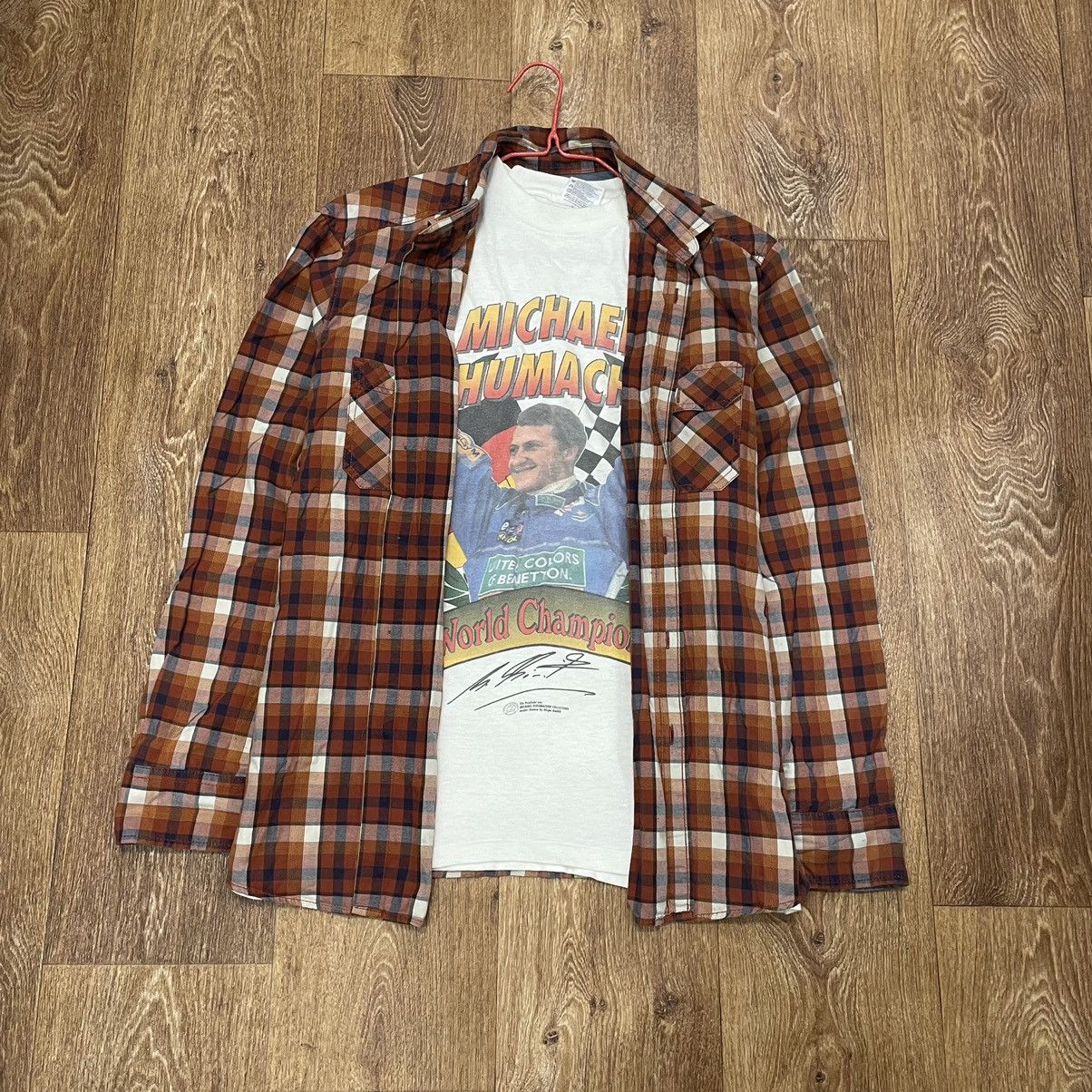 Vintage Vintage 90s Graphic Chore Shirt Oversized Grunge Workwear XL Size US XL / EU 56 / 4 - 4 Thumbnail