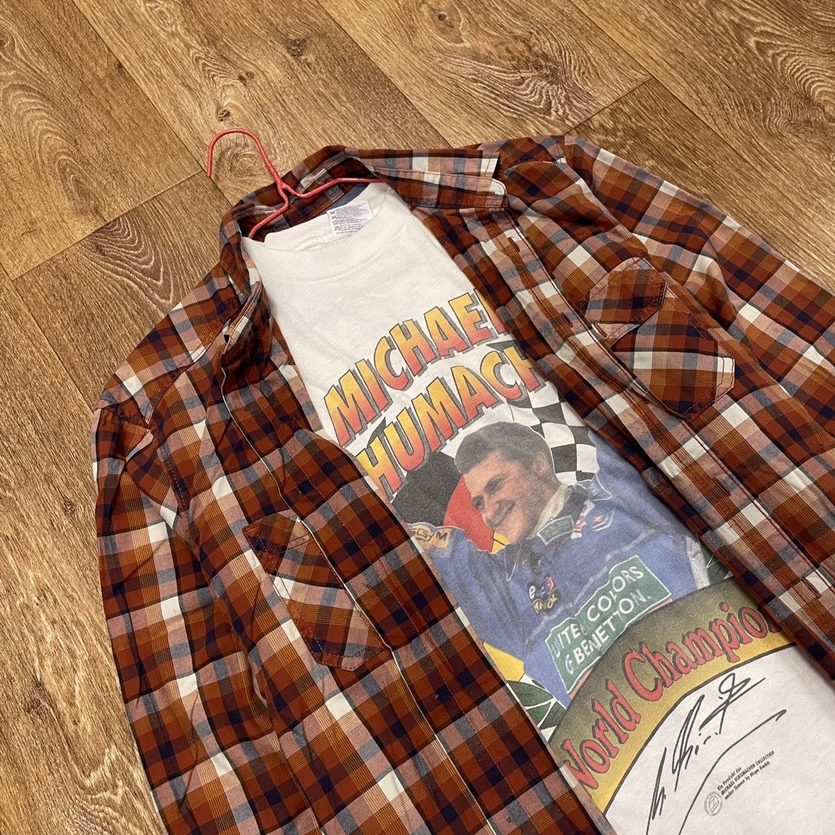 Vintage Vintage 90s Graphic Chore Shirt Oversized Grunge Workwear XL Size US XL / EU 56 / 4 - 1 Thumbnail