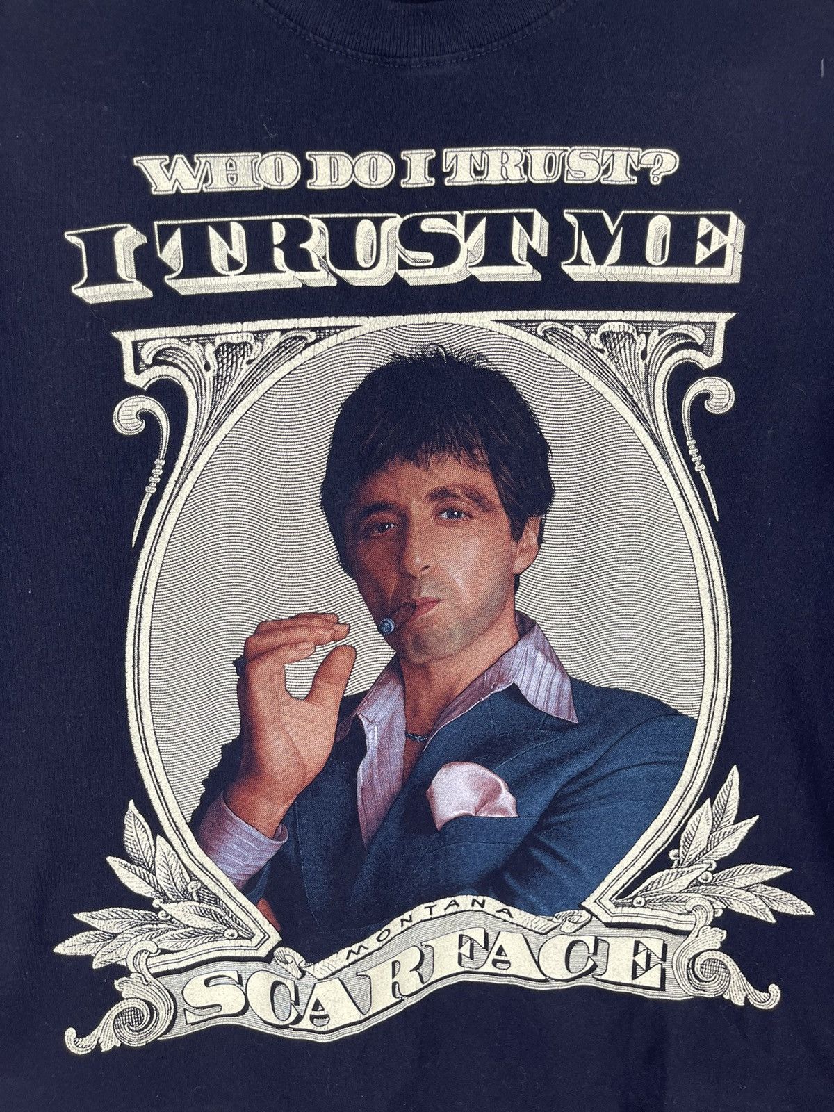 Vintage Vintage 90s Scarface Tony Montana single stitch big print Size US M / EU 48-50 / 2 - 8 Thumbnail