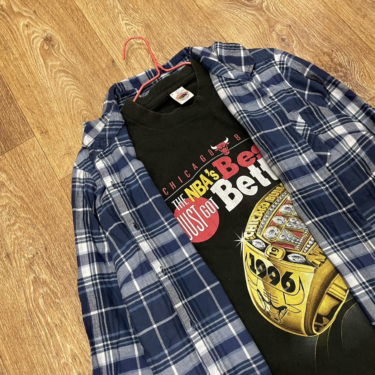 Vintage Vintage 90s Checkered Shirt Grunge Relaxed Fit Sun Faded M Size US M / EU 48-50 / 2 - 1 Thumbnail