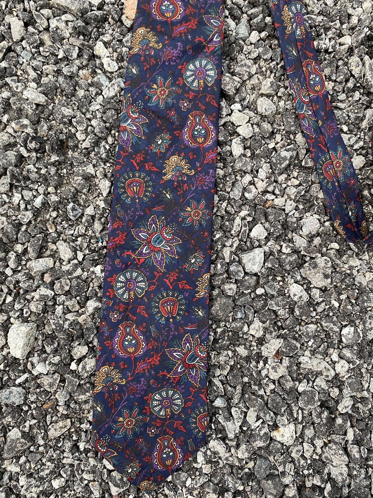 Christian Dior Monsieur × Designer Vintage Dior Paisley Tie Size ONE SIZE - 2 Thumbnail