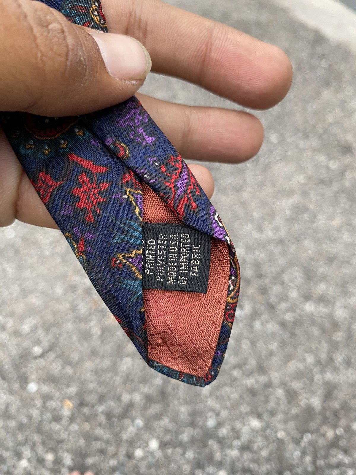 Christian Dior Monsieur × Designer Vintage Dior Paisley Tie Size ONE SIZE - 4 Thumbnail