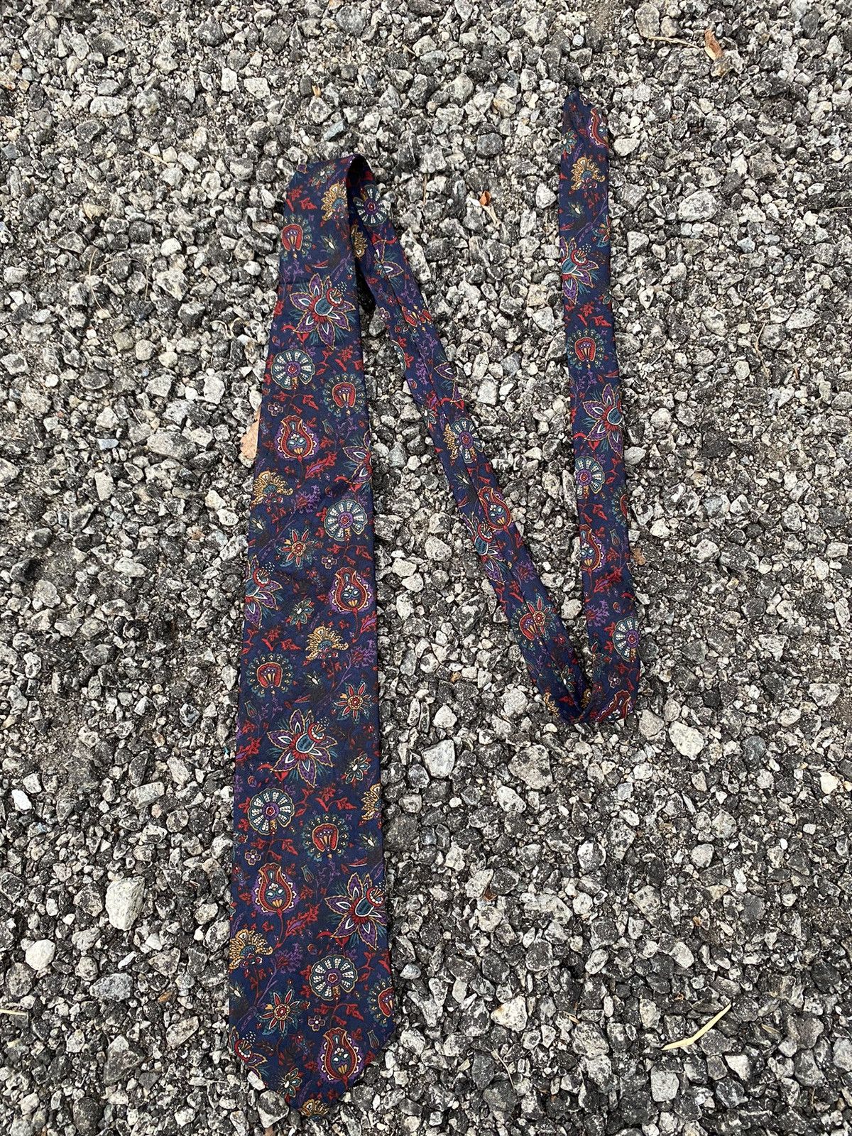 Christian Dior Monsieur × Designer Vintage Dior Paisley Tie Size ONE SIZE - 1 Thumbnail