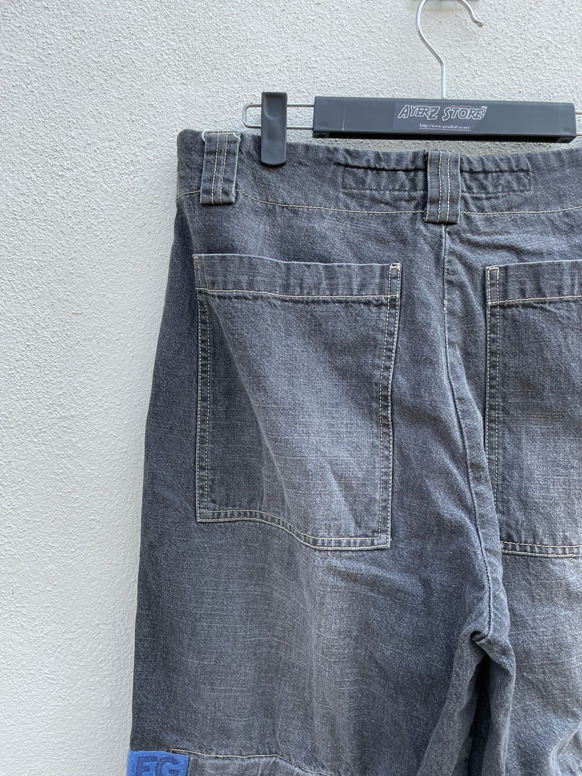 Marithe + Francois Girbaud Marithe Francois Girbaud Velcro Straps Cargo Denim Pants Size US 34 / EU 50 - 11 Thumbnail