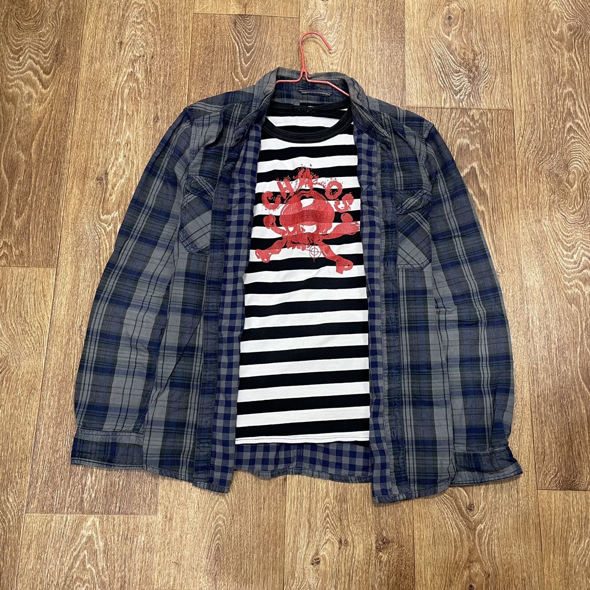 Flannel Vintage Flannel Checkered Shirt Travis Style Size US L / EU 52-54 / 3 - 1 Thumbnail