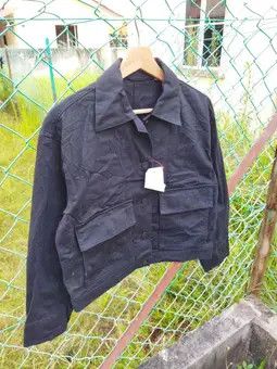 Lemaire × Uniqlo Uniqlo U Oversized Cropped Jacket - Size S Size S / US 4 / IT 40 - 15 Thumbnail