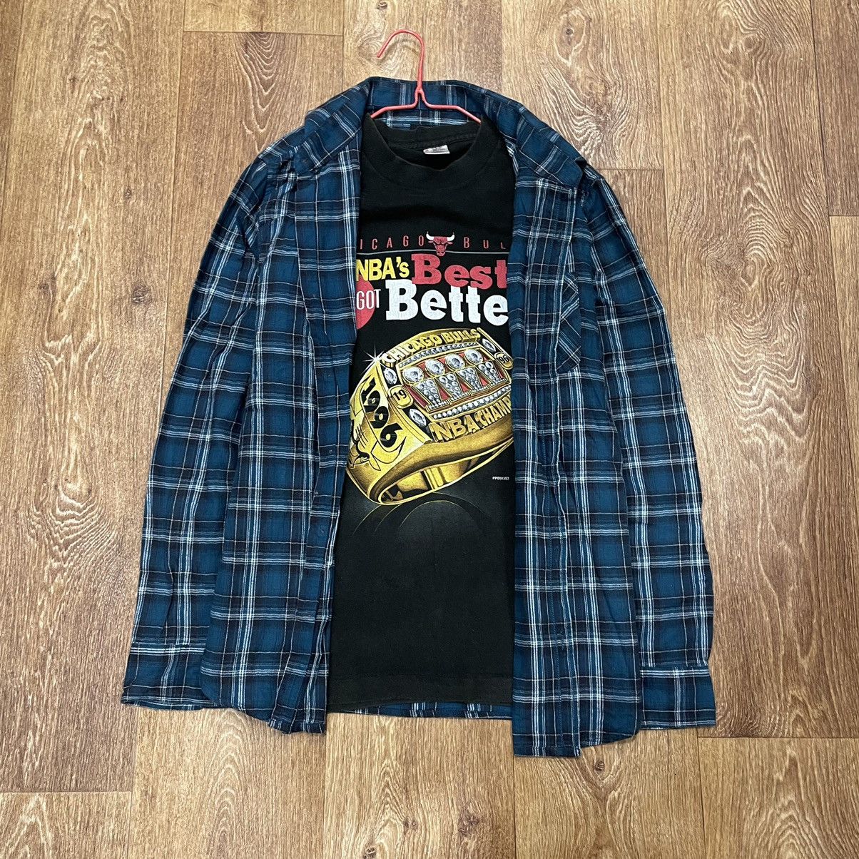 Vintage Vintage 90s Plaid Shirt Y2K Streetwear Grunge Oversized L Size US L / EU 52-54 / 3 - 1 Thumbnail