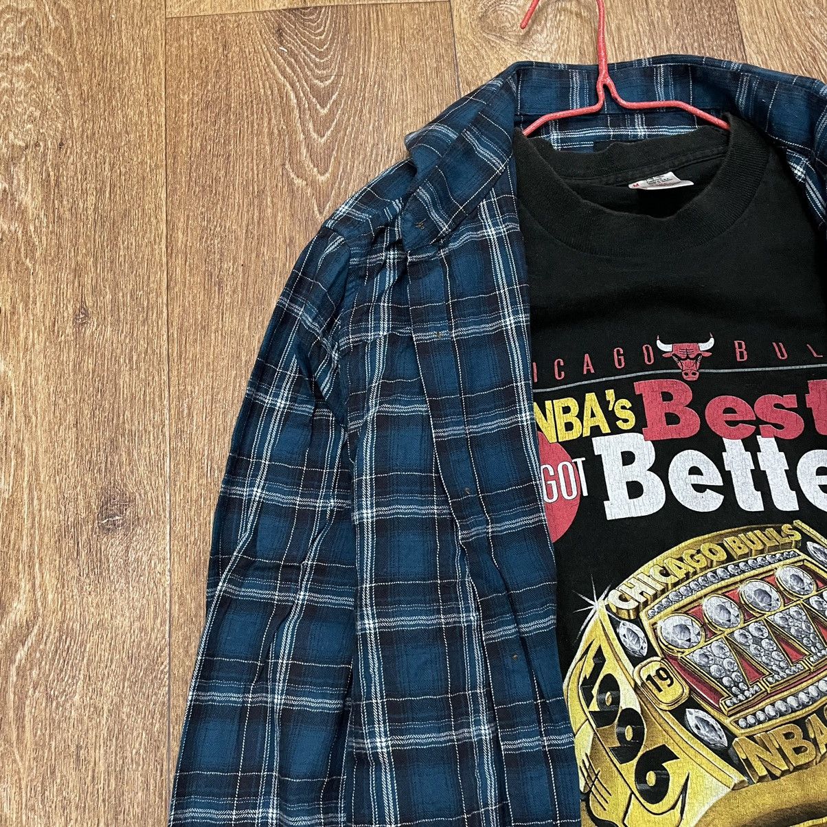 Vintage Vintage 90s Plaid Shirt Y2K Streetwear Grunge Oversized L Size US L / EU 52-54 / 3 - 4 Thumbnail