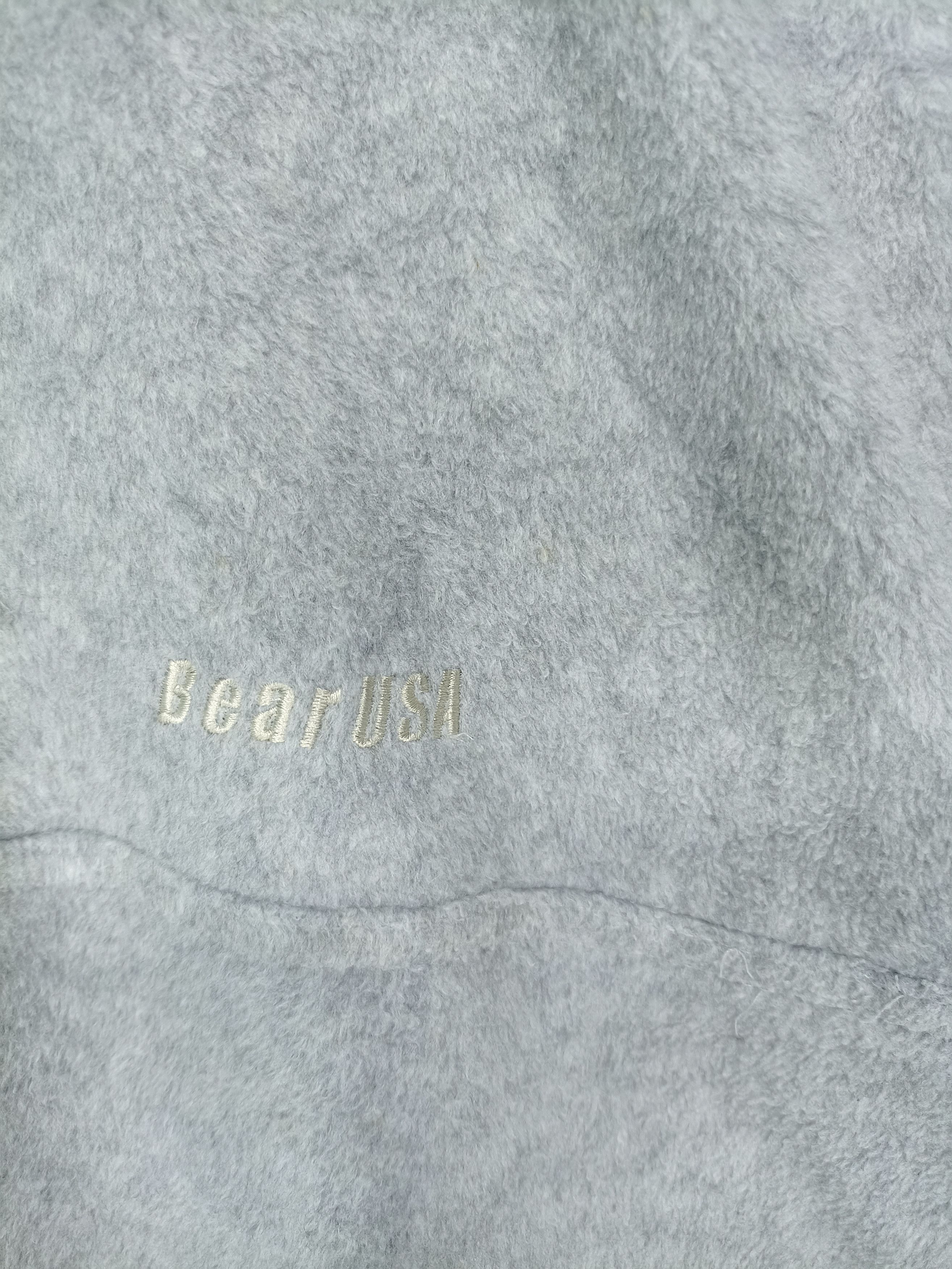 Japanese Brand × Vintage Bear usa fleece half zipper Size US M / EU 48-50 / 2 - 4 Thumbnail