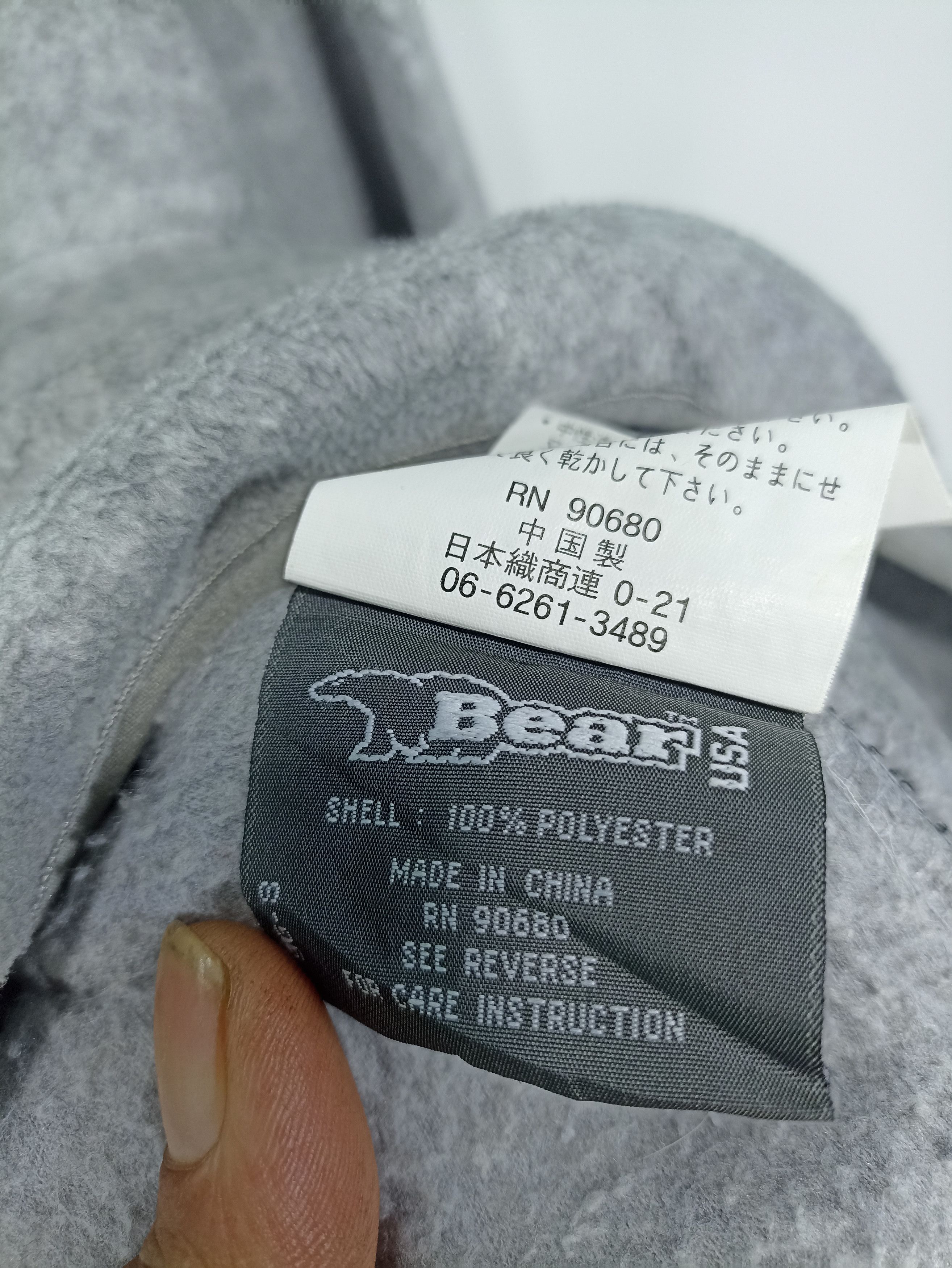 Japanese Brand × Vintage Bear usa fleece half zipper Size US M / EU 48-50 / 2 - 6 Thumbnail