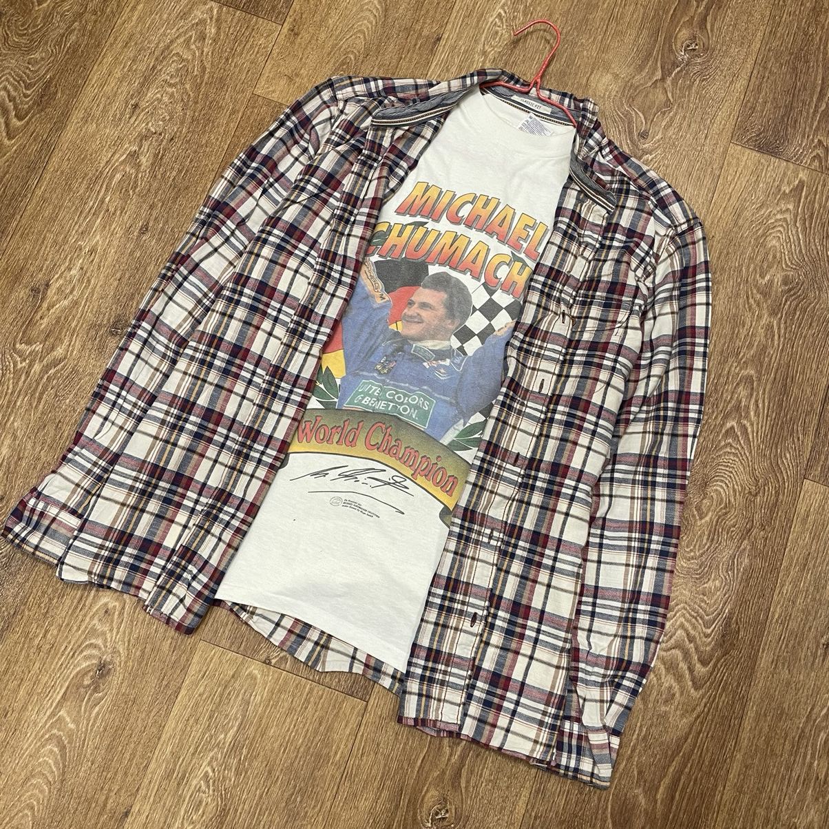 Vintage Vintage Y2K Plaid Shirt Oversized Streetwear Grunge Logo XXL Size US XXL / EU 58 / 5 - 6 Thumbnail