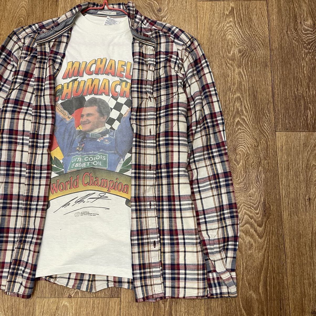 Vintage Vintage Y2K Plaid Shirt Oversized Streetwear Grunge Logo XXL Size US XXL / EU 58 / 5 - 3 Thumbnail