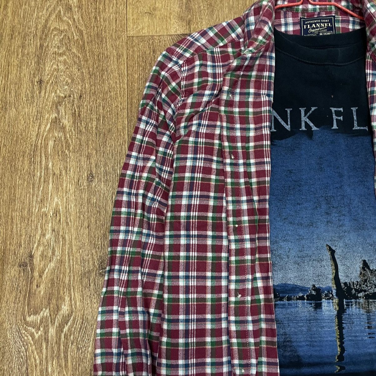 Flannel Vintage Flannel Shirt Travis Scott Style Streetwear Hype Size US XL / EU 56 / 4 - 4 Thumbnail
