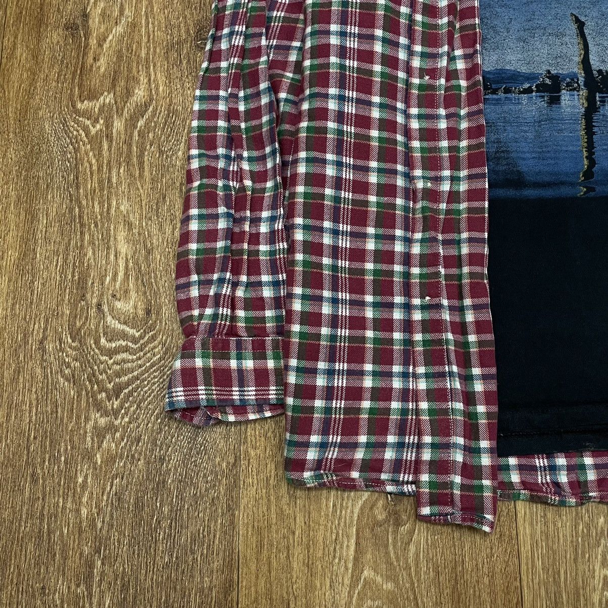 Flannel Vintage Flannel Shirt Travis Scott Style Streetwear Hype Size US XL / EU 56 / 4 - 3 Thumbnail