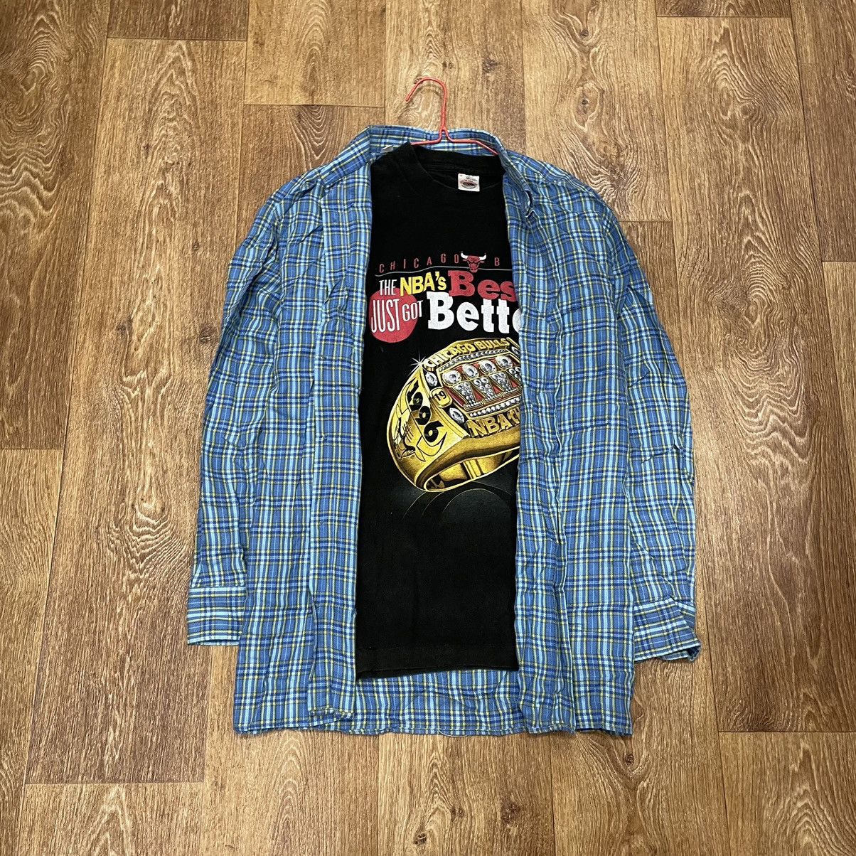Vintage Vintage Y2K Checkered Shirt Oversized Streetwear Grunge M Size US M / EU 48-50 / 2 - 1 Thumbnail