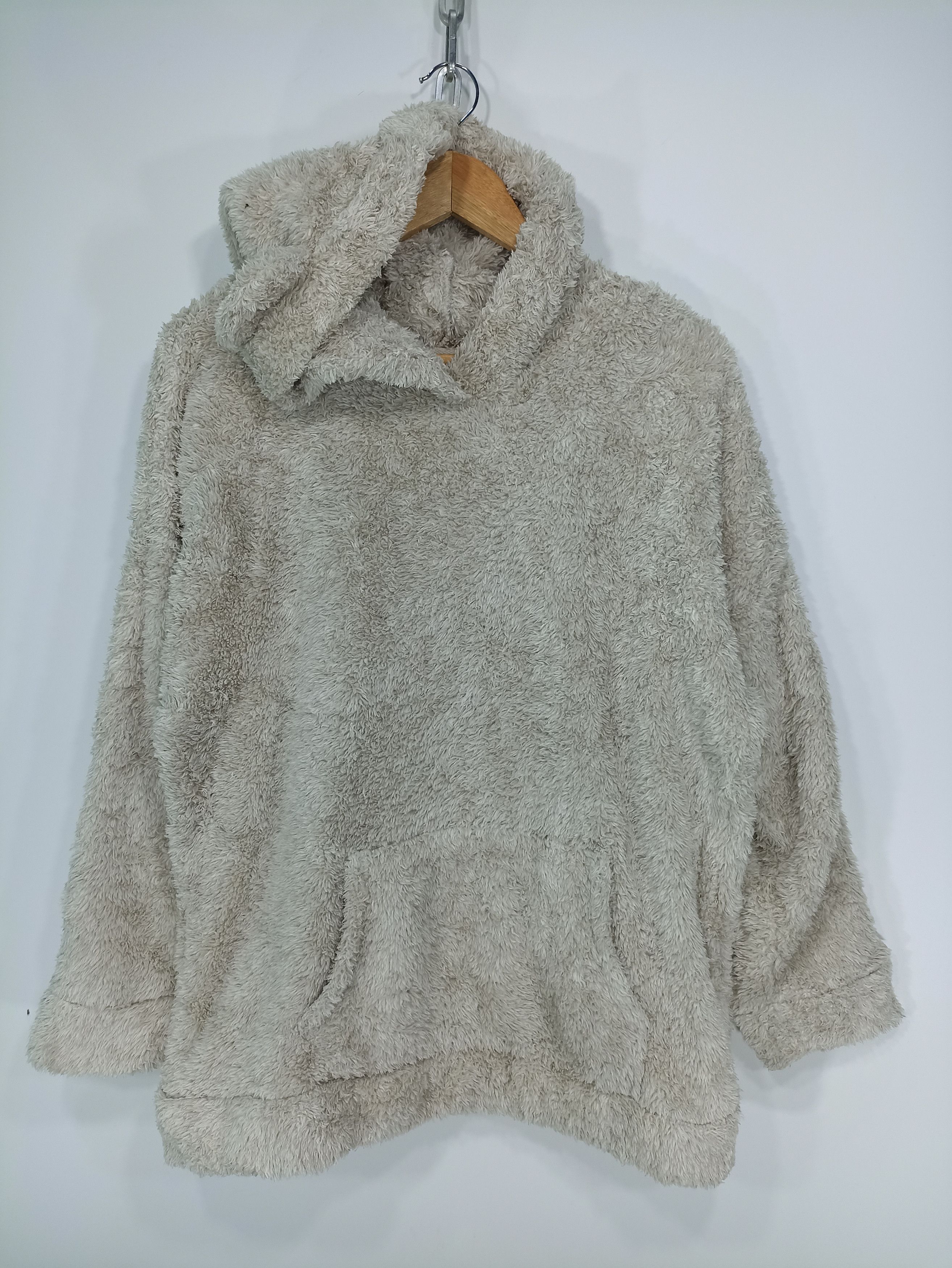 GU × Japanese Brand GU pile Fleece Sweatshirt hoodie Bear ear Size US XL / EU 56 / 4 - 1 Thumbnail