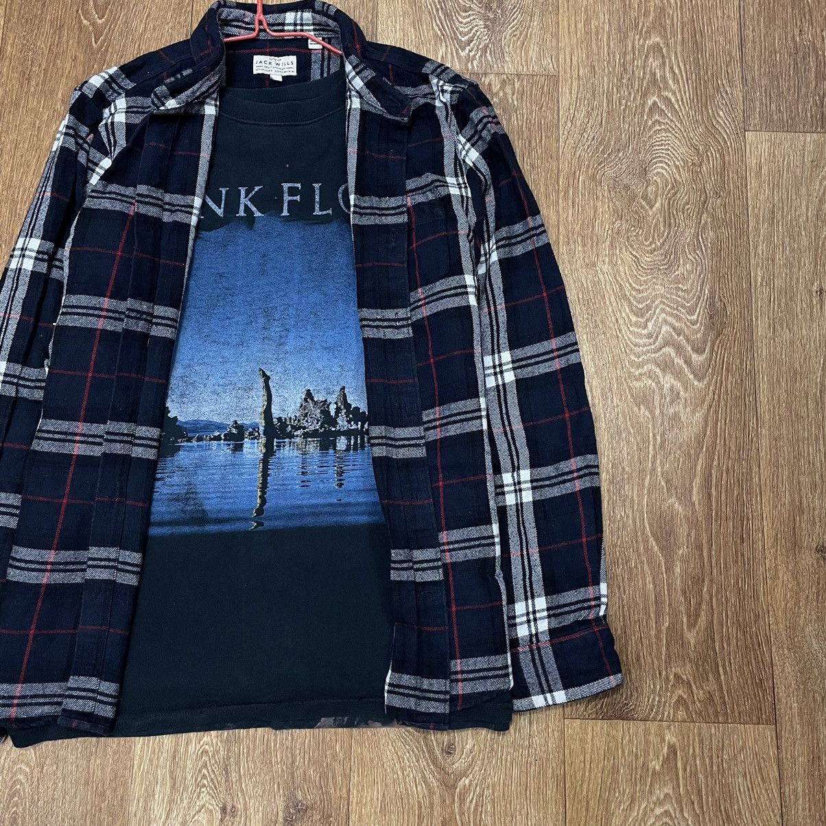 Vintage Vintage 90s Faded Black Plaid Shirt Grunge Oversized Logo M Size US M / EU 48-50 / 2 - 4 Thumbnail