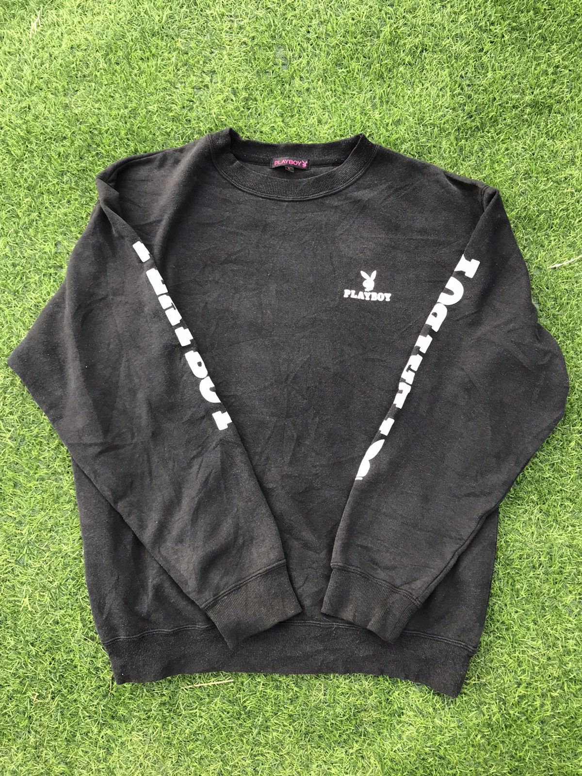 Playboy Vintage Playboy Big Logo Sweatshirt Size US L / EU 52-54 / 3 - 2 Thumbnail