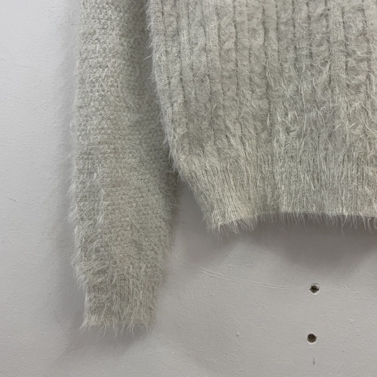 Aran Isles Knitwear Vintage Olive Des Olive Mohair Crewneck Knitwear Size US S / EU 44-46 / 1 - 3 Thumbnail