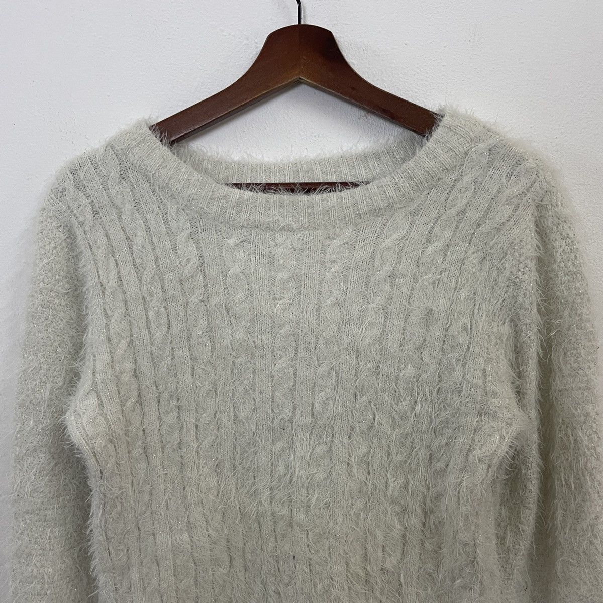 Aran Isles Knitwear Vintage Olive Des Olive Mohair Crewneck Knitwear Size US S / EU 44-46 / 1 - 4 Thumbnail