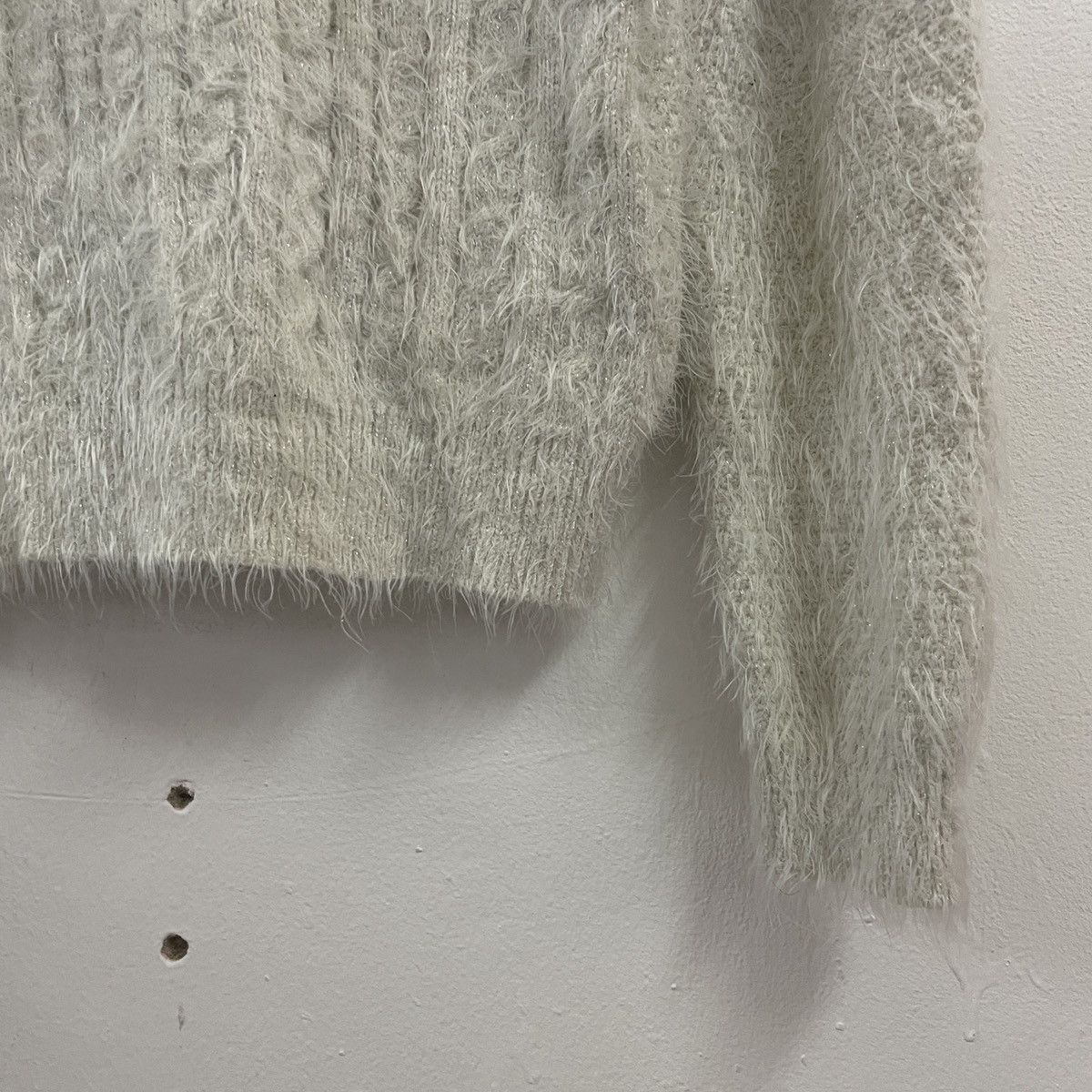 Aran Isles Knitwear Vintage Olive Des Olive Mohair Crewneck Knitwear Size US S / EU 44-46 / 1 - 2 Thumbnail