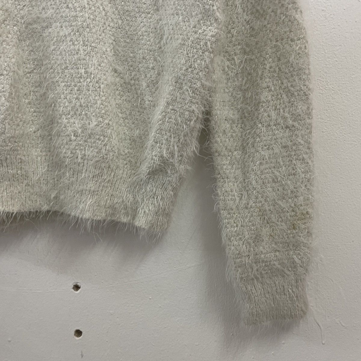 Aran Isles Knitwear Vintage Olive Des Olive Mohair Crewneck Knitwear Size US S / EU 44-46 / 1 - 8 Thumbnail