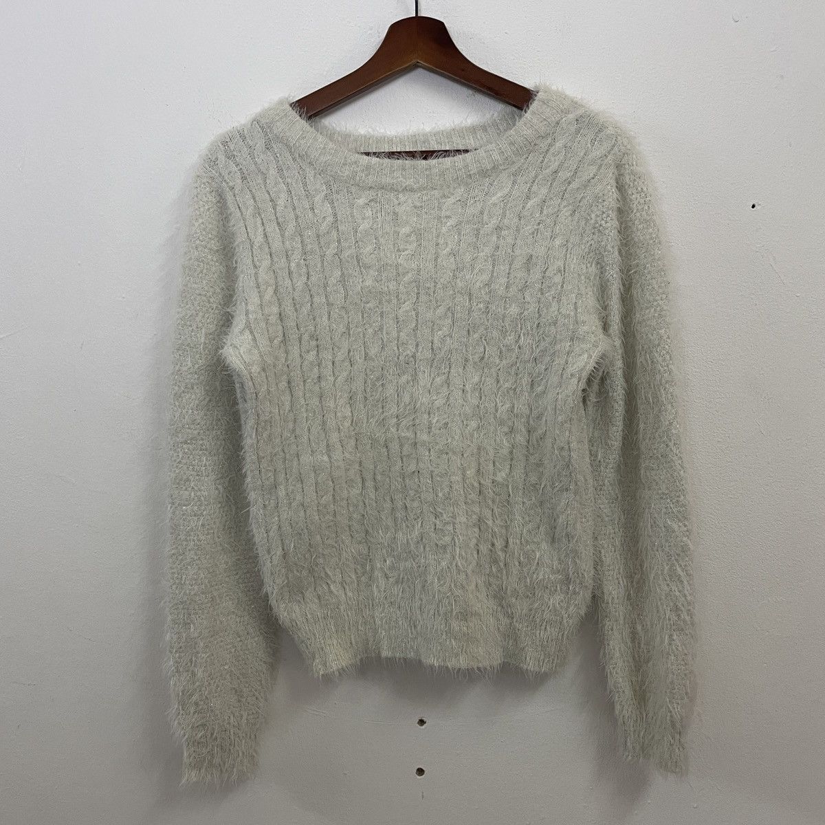 Vintage Olive Des Olive Mohair Crewneck Knitwear