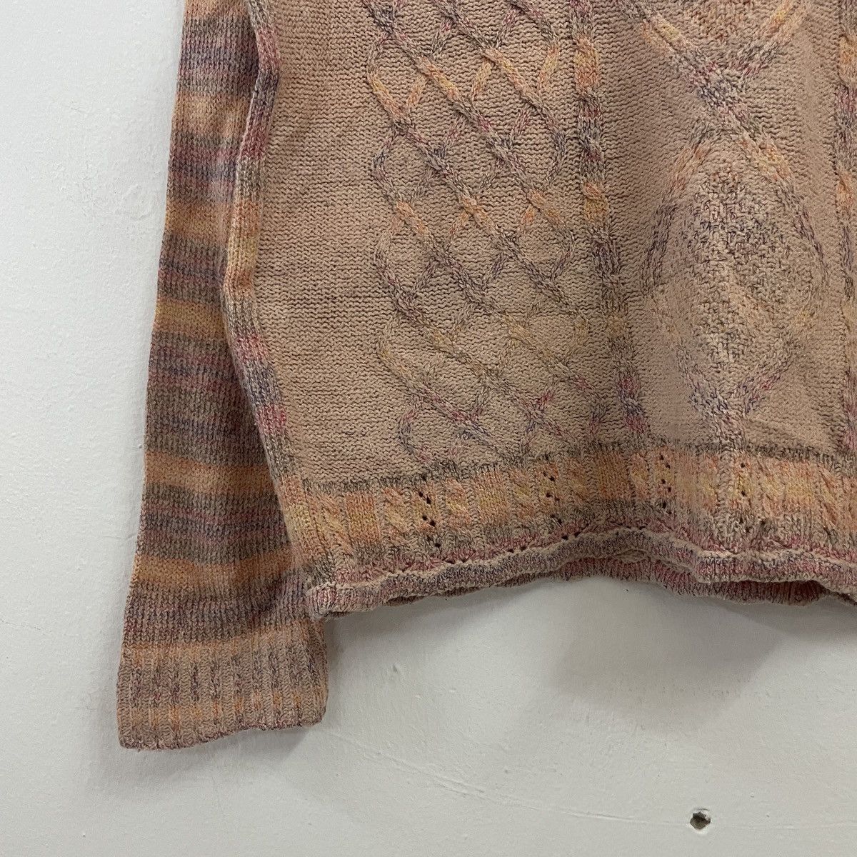 Aran Isles Knitwear × Japanese Brand Vintage Izumiotsu Sughara Crewneck Knitwear Size US S / EU 44-46 / 1 - 3 Thumbnail