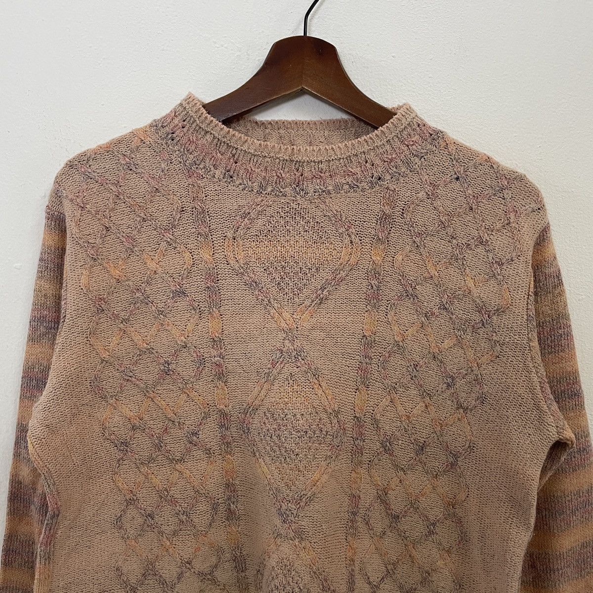 Aran Isles Knitwear × Japanese Brand Vintage Izumiotsu Sughara Crewneck Knitwear Size US S / EU 44-46 / 1 - 4 Thumbnail