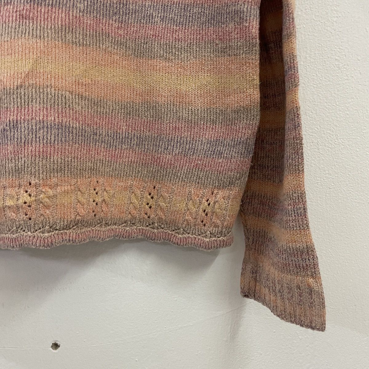 Aran Isles Knitwear × Japanese Brand Vintage Izumiotsu Sughara Crewneck Knitwear Size US S / EU 44-46 / 1 - 7 Thumbnail