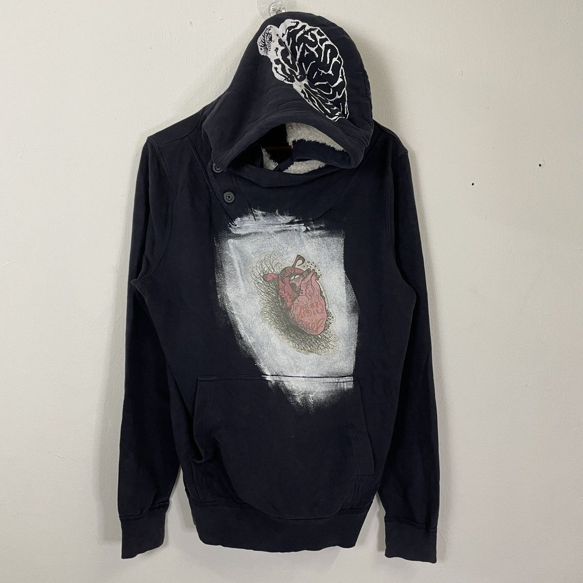 Japanese Brand Vintage Custom Brain Hoodies Sweatshirt Size US M / EU 48-50 / 2 - 1 Thumbnail