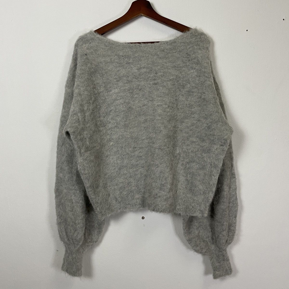 Aran Isles Knitwear Vintage JeanAsis Crewneck Plain Mohair Knitwear Size US L / EU 52-54 / 3 - 1 Thumbnail