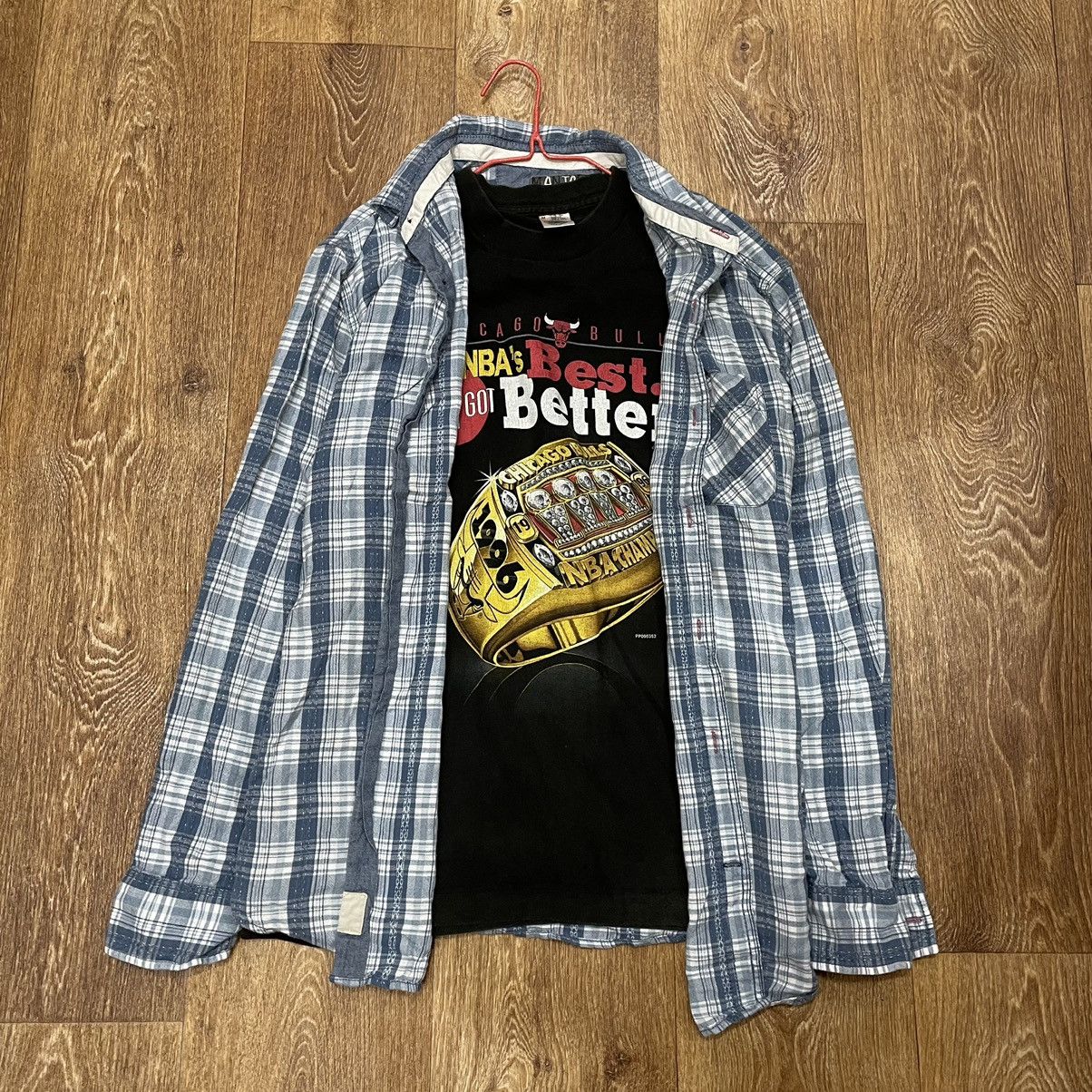Flannel Vintage Flannel Checkered Shirt Travis Style Size US L / EU 52-54 / 3 - 1 Thumbnail
