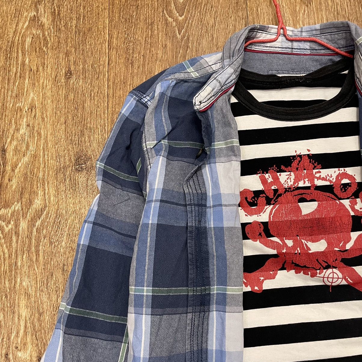 Flannel Vintage 90s Plaid Flannel Shirt Y2K Streetwear Checkered Size US XL / EU 56 / 4 - 4 Thumbnail