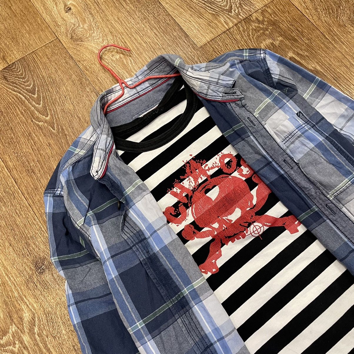 Flannel Vintage 90s Plaid Flannel Shirt Y2K Streetwear Checkered Size US XL / EU 56 / 4 - 5 Thumbnail
