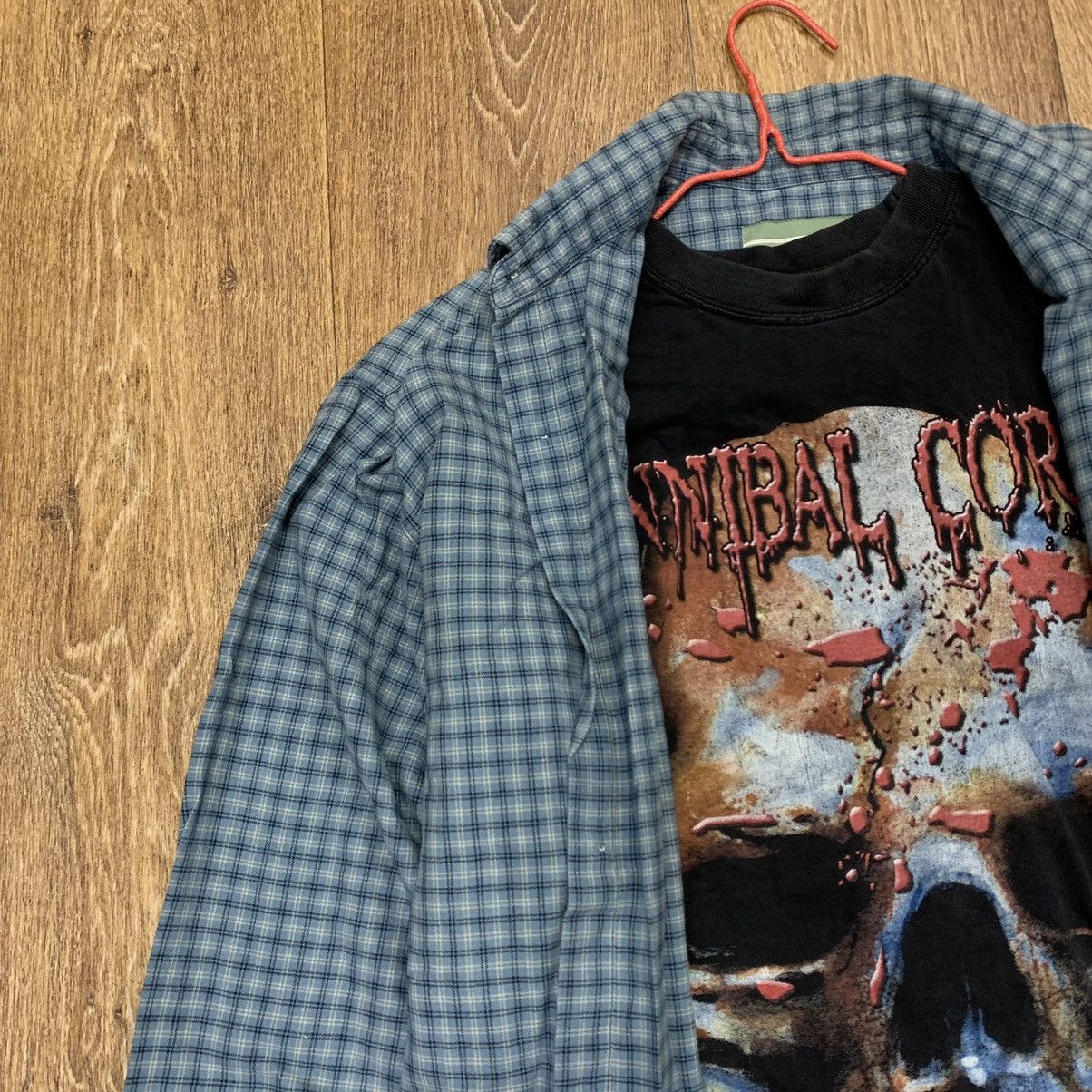 Vintage Vintage 90s Checkered Shirt Oversized Grunge Skate Faded XL Size US XL / EU 56 / 4 - 5 Thumbnail