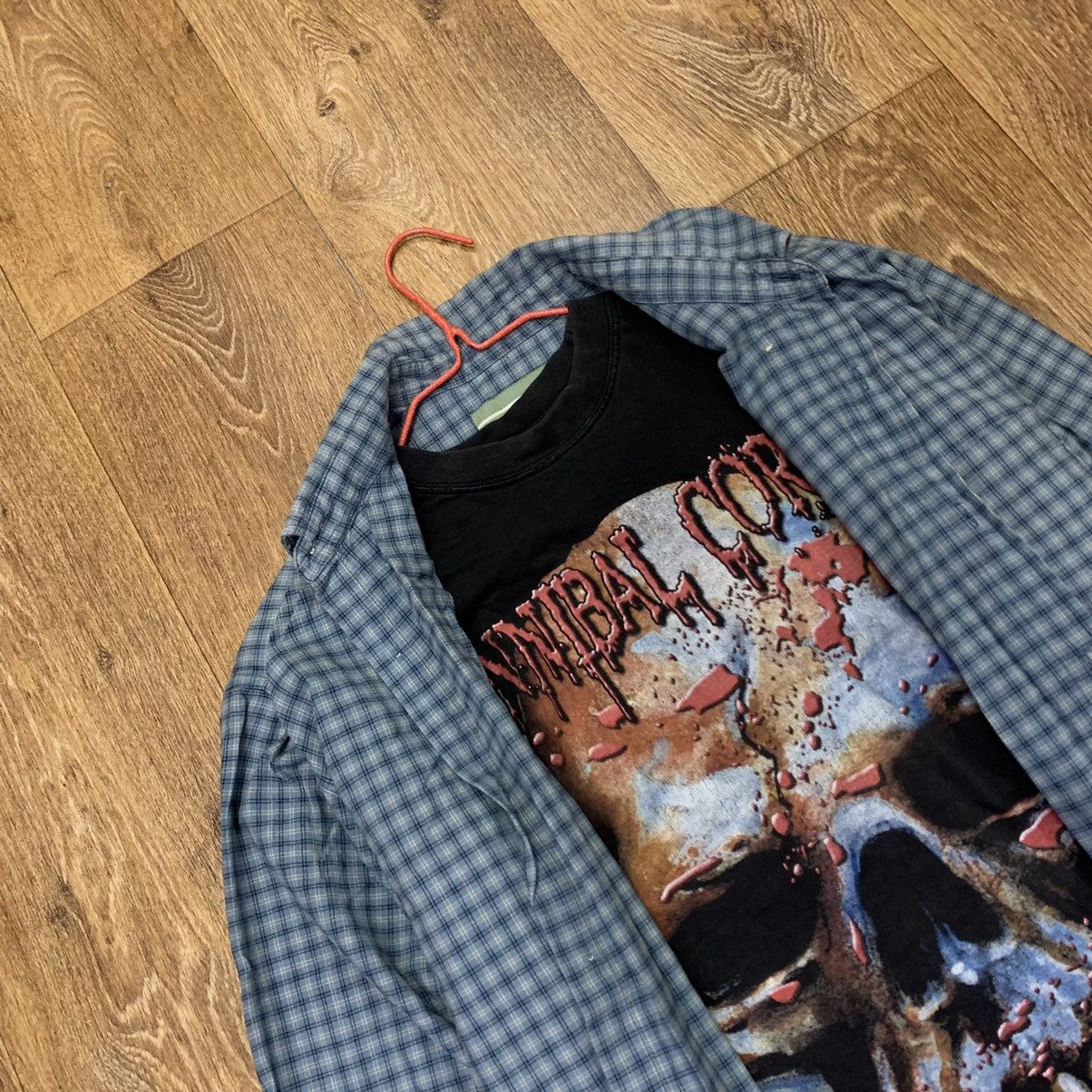 Vintage Vintage 90s Checkered Shirt Oversized Grunge Skate Faded XL Size US XL / EU 56 / 4 - 1 Thumbnail