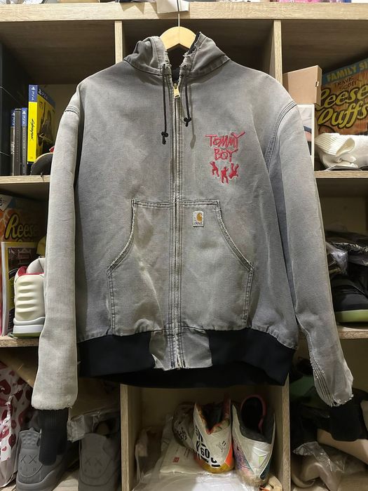 Vintage 90s Cathartt x Tommy Boy Records Design Shawn Stussy Jacket ...