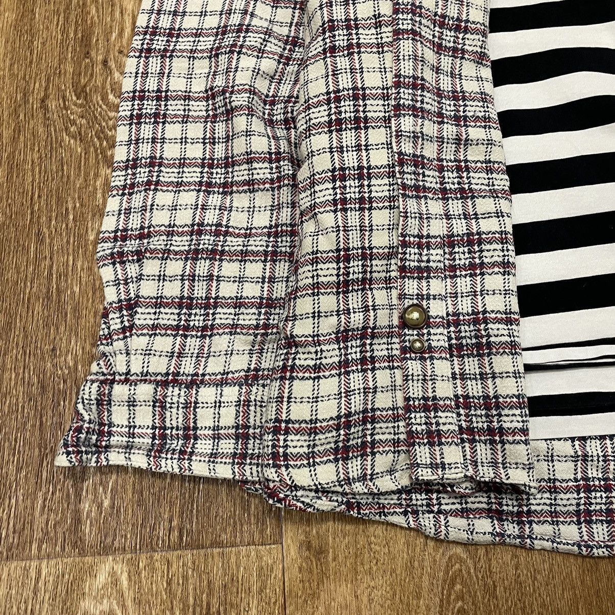 Vintage Vintage Y2K Oversized Graphic Checkered Shirt Grunge XL Size US XL / EU 56 / 4 - 4 Thumbnail