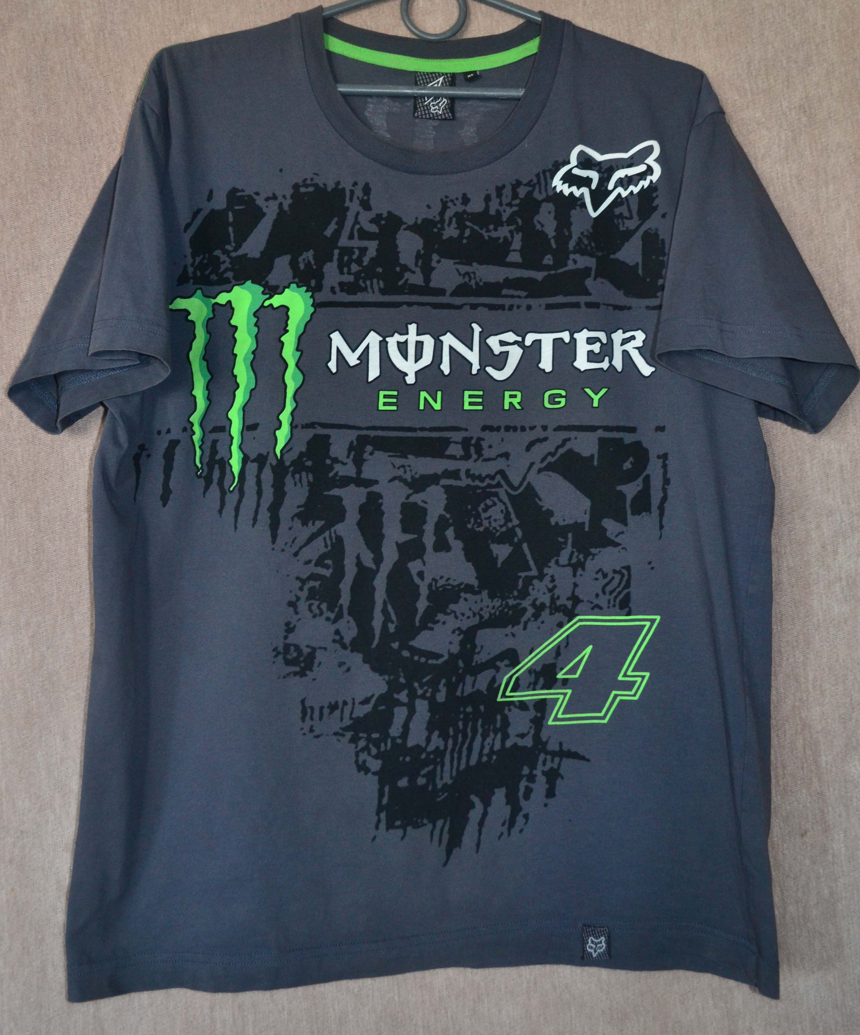 Fox Racing × Racing × Vintage Vintage Y2K Fox Racing x Monster Energy T ...