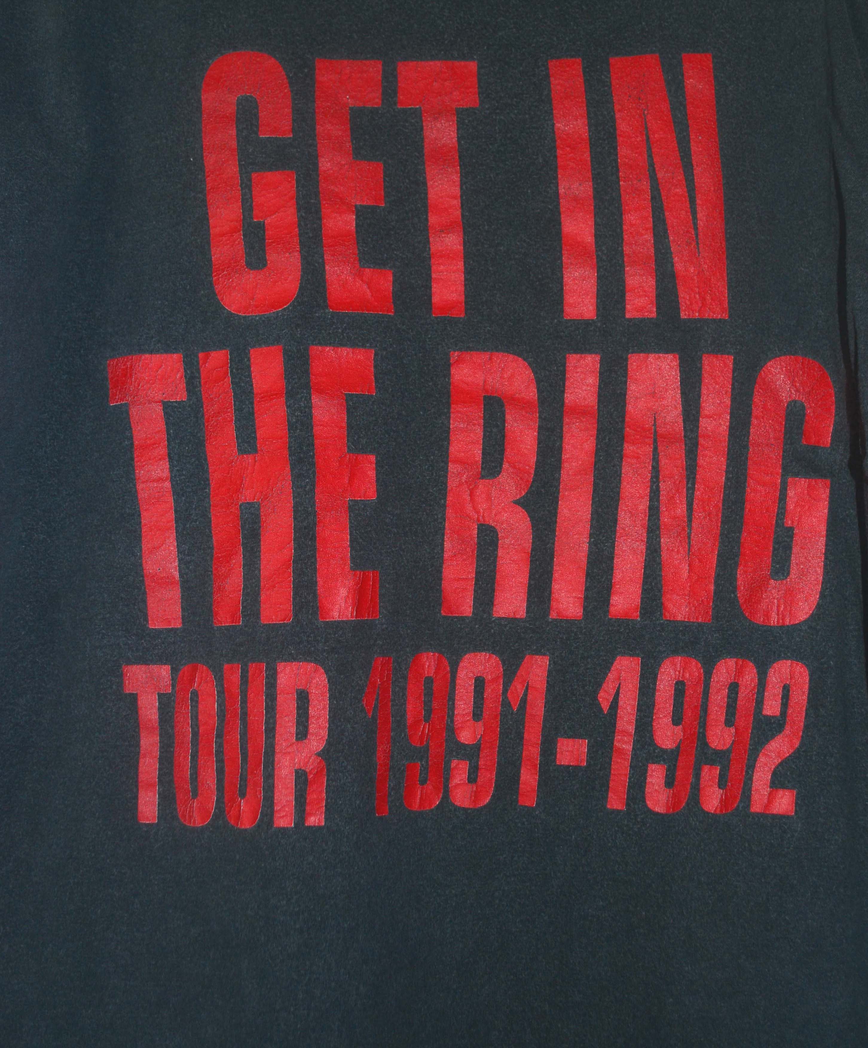 Band Tees Vintage Guns n Roses Get In The Ring Band Tee 1991 1992 Tour Size US L / EU 52-54 / 3 - 10 Thumbnail