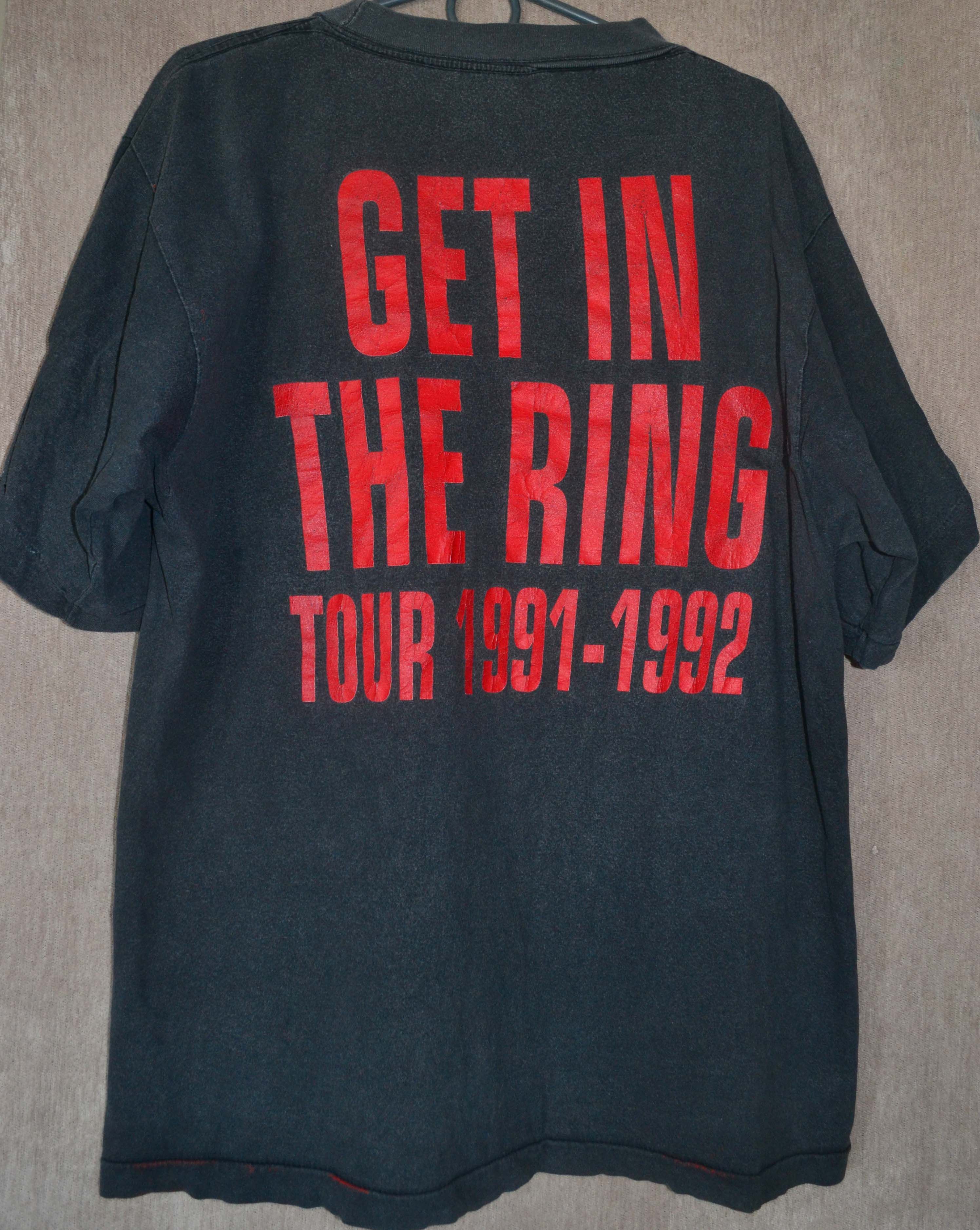 Band Tees Vintage Guns n Roses Get In The Ring Band Tee 1991 1992 Tour Size US L / EU 52-54 / 3 - 2 Thumbnail