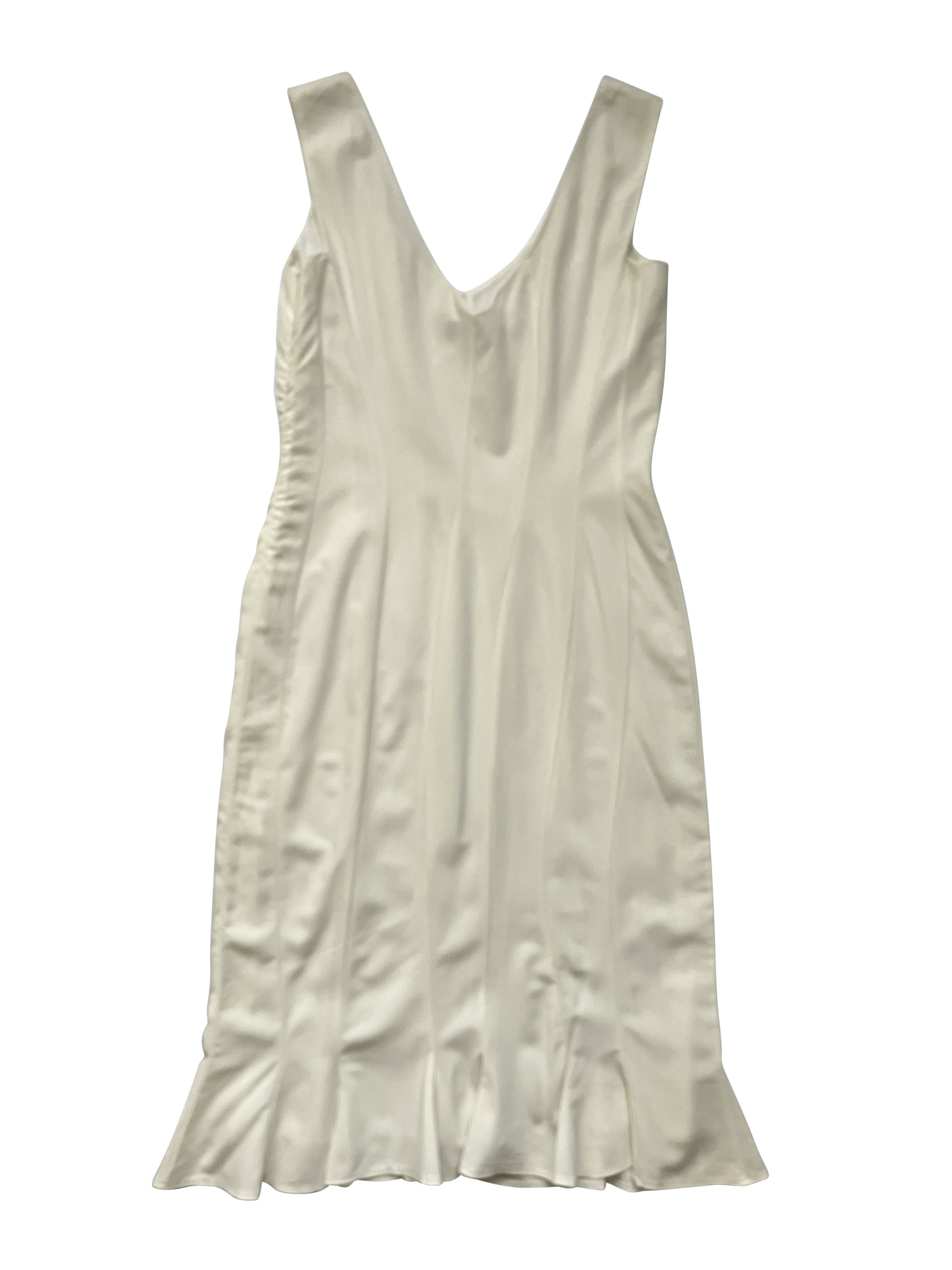 Jil Sander ⚡️QUICK SALE⚡️Jil Sander Cream Sleeveless Dress Size M / US 6-8 / IT 42-44 - 2 Thumbnail
