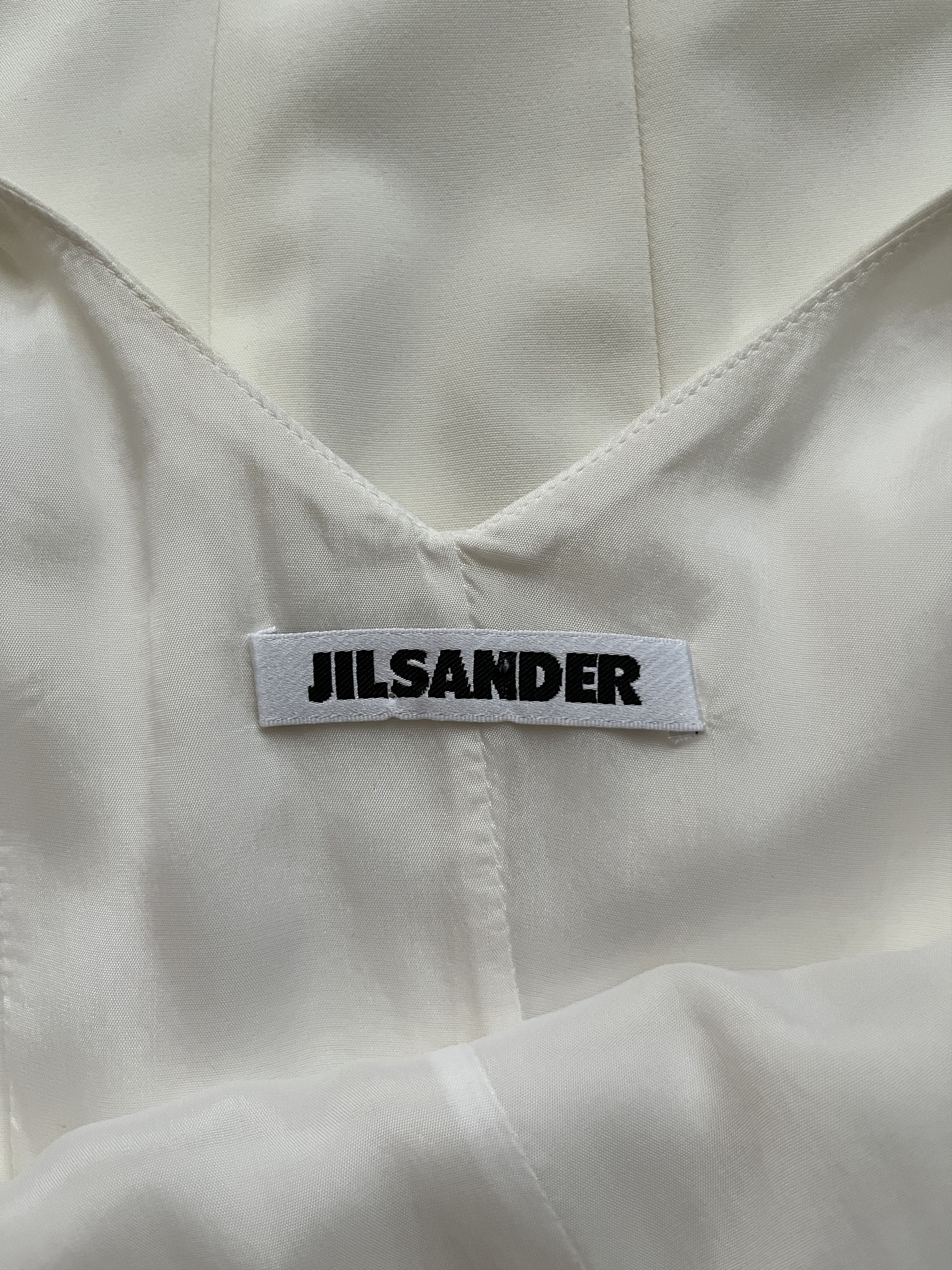 Jil Sander ⚡️QUICK SALE⚡️Jil Sander Cream Sleeveless Dress Size M / US 6-8 / IT 42-44 - 3 Thumbnail