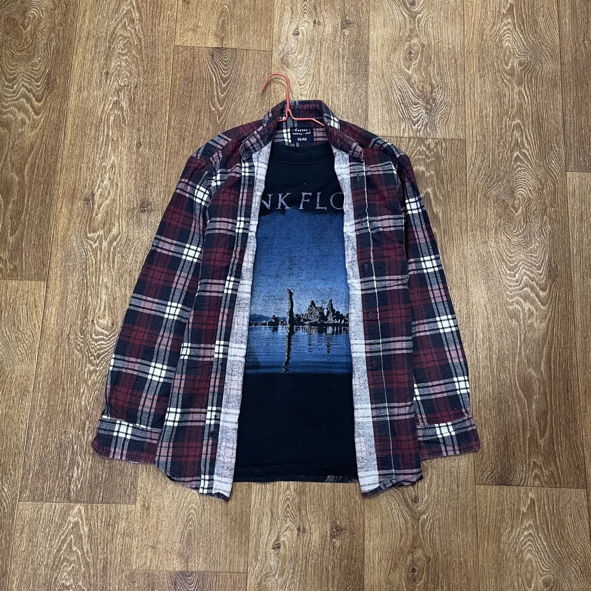 Flannel Vintage Flannel Shirt Travis Scott Style Streetwear Hype Size US M / EU 48-50 / 2 - 1 Thumbnail