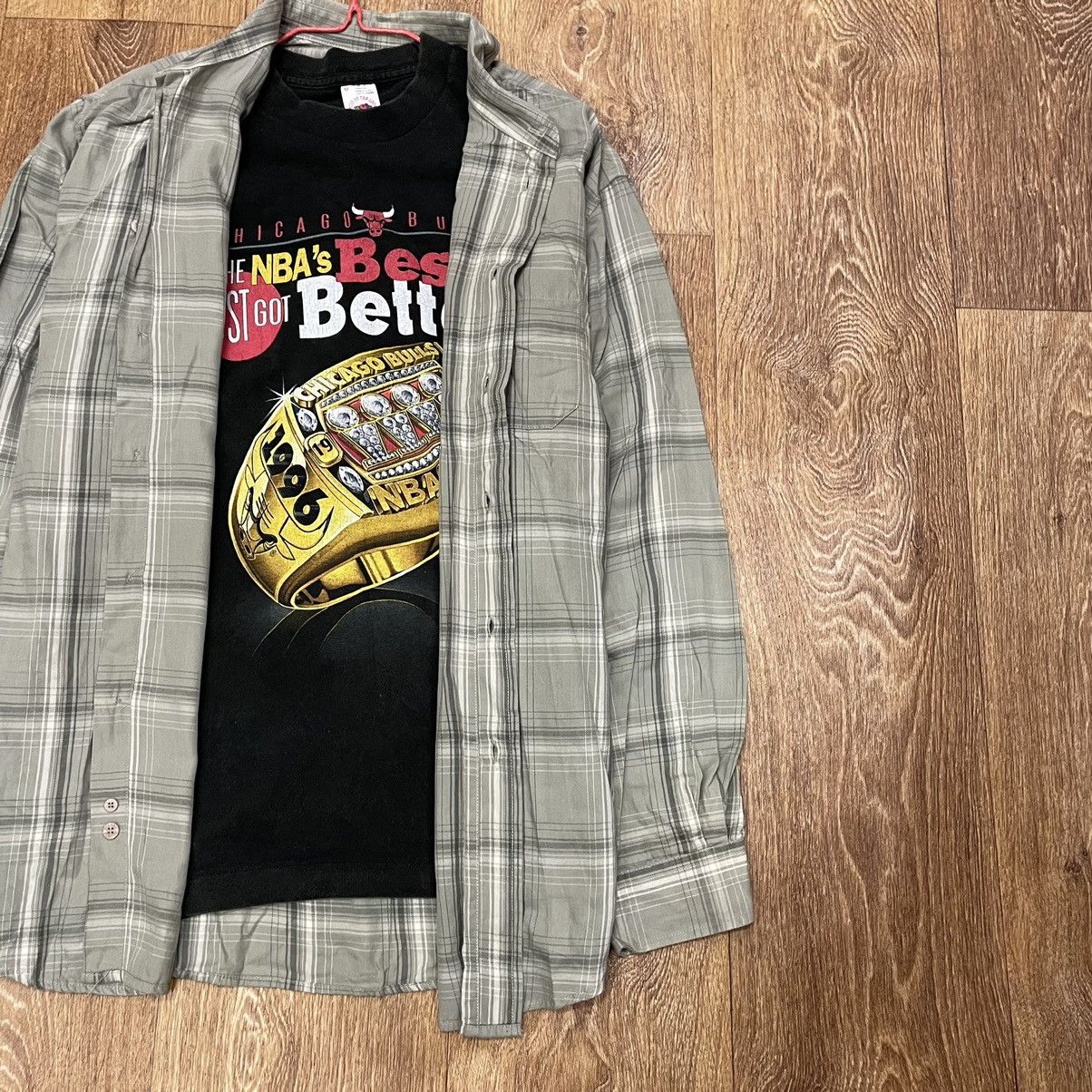 Vintage Vintage 90s Checkered Shirt Oversized Grunge Workwear Logo M Size US M / EU 48-50 / 2 - 3 Thumbnail