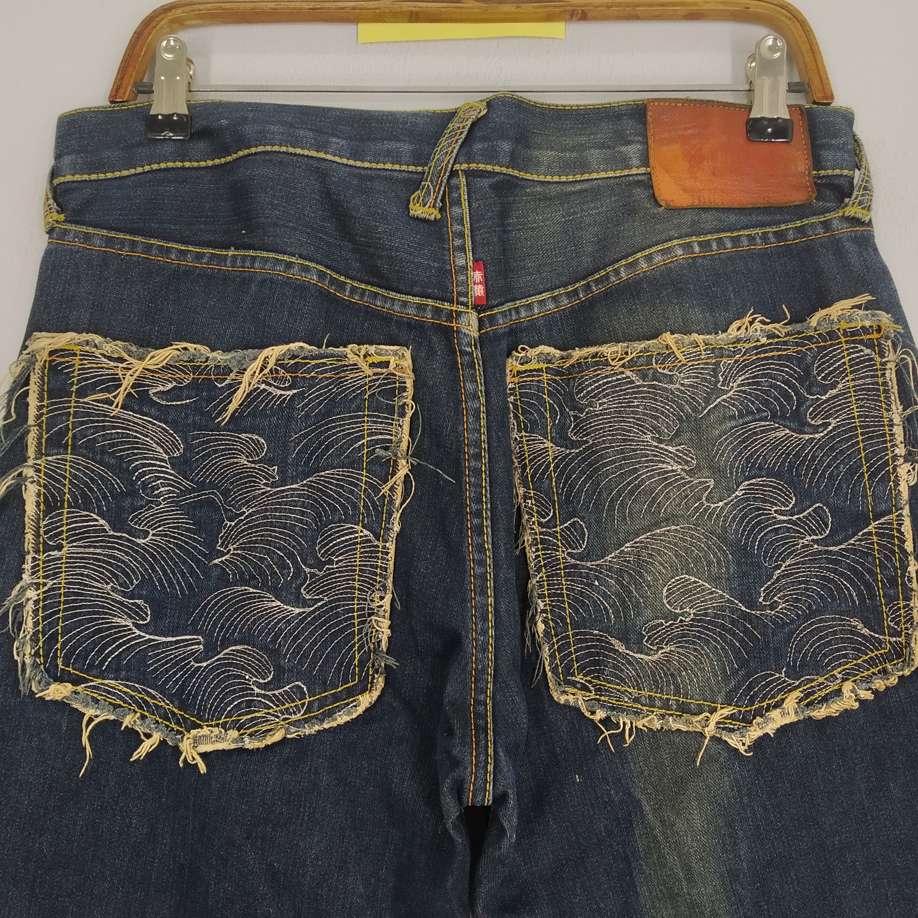Denime Vintage RMC Denim Jeans Souvenir Selvedge Jeans Size US 33 - 8 Thumbnail