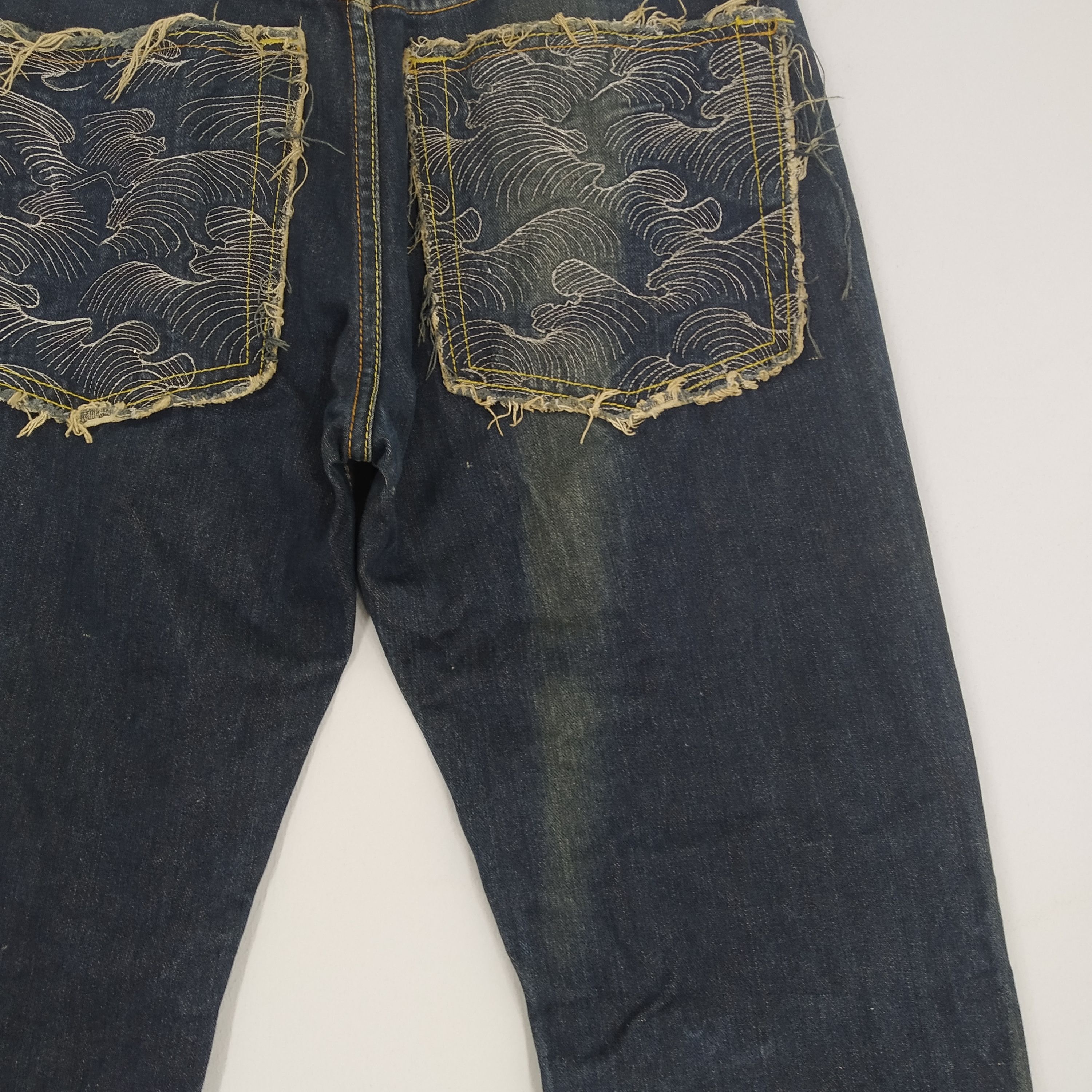 Denime Vintage RMC Denim Jeans Souvenir Selvedge Jeans Size US 33 - 7 Thumbnail